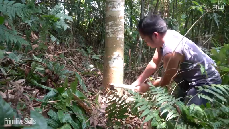 全集更新精剪版(1)E70竹屋升级，建造木屋【真人我的世界-空手发展-单人炼铁】