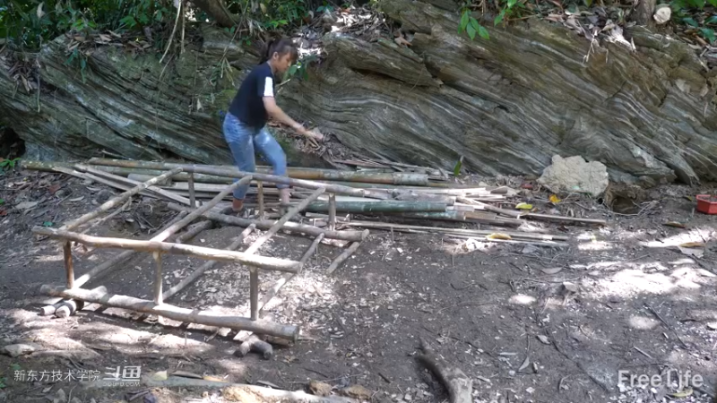 更新1季05制作置物架&淋yu12妹子独自深入荒野隐居修仙,建设世外桃源投个币吧