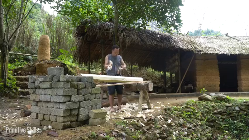 全集更新精剪版(6)E117这是什么？飞行器【真人我的世界-空手发展-单人炼铁】