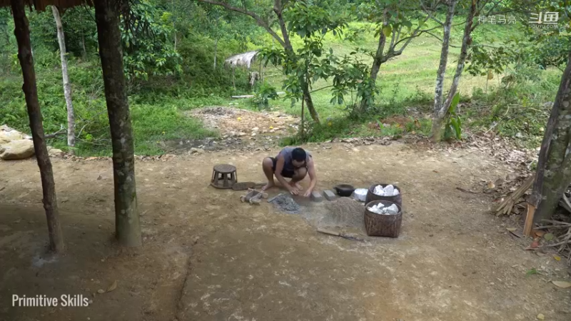 全集更新精剪版(14)E104科学制作砖头-土房要升级吗【真人我的世界-空手发展-单人炼铁】