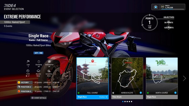 Ride 4   MV Agusta F4