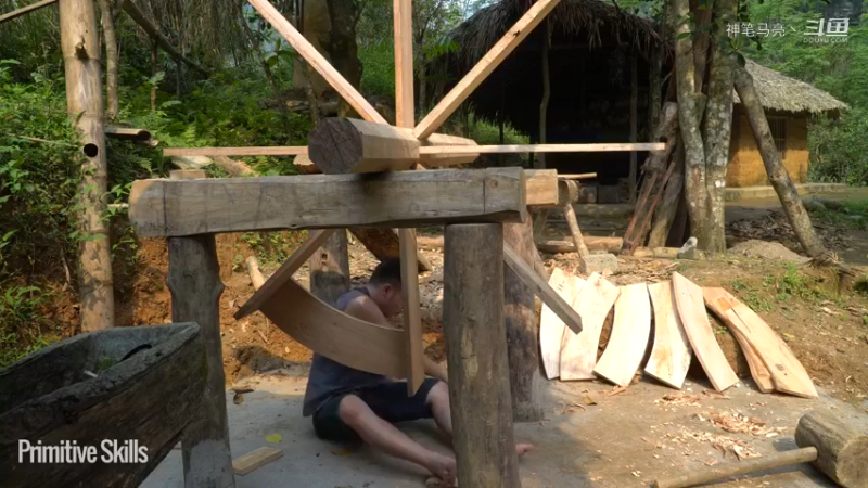 全集更新精剪版(4)E119动力 大水车试用【真人我的世界-空手发展-单人炼铁】