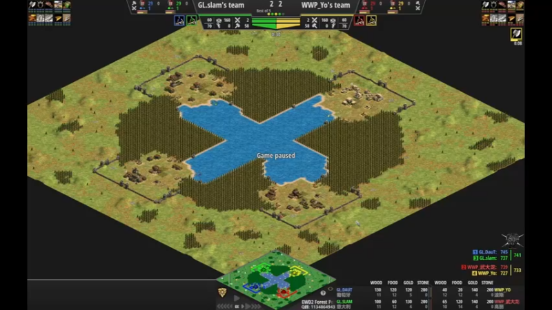 帝国战争双人赛 火车+肥龙 vs Daut+Slam胜者组出线战 5