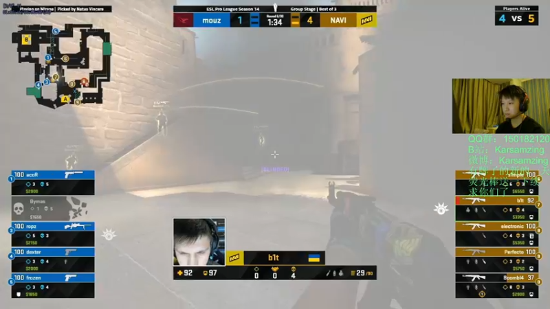 【2021-08-29 01点场】Karsamzing苏弟：EPL S14 NAVI-MOUZ
