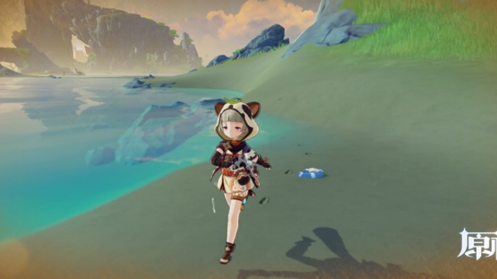 阳光，海滩，小脚丫