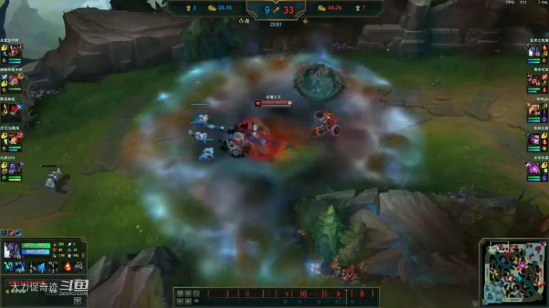 扎铁了老心 LOL#英雄联盟#巨魔 少一人 依然超神