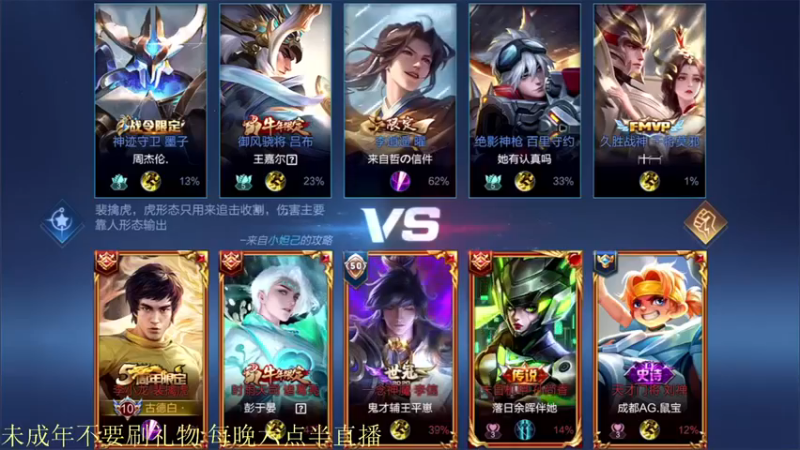骚白：5-1-7裴擒虎赢得比赛胜利，成功晋级荣耀王者