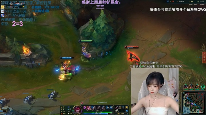 辅助锤石闪现勾，终于帮霞击倒了沙漠玫瑰