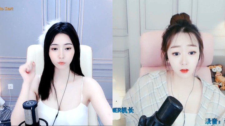 美女小薯条表演手摇舞，非常可爱好看啊。
