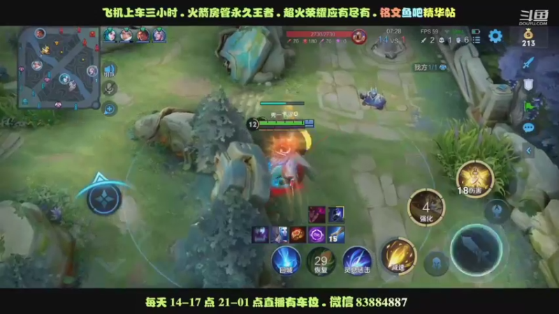 艾琳团战打黄忠伽罗集锦