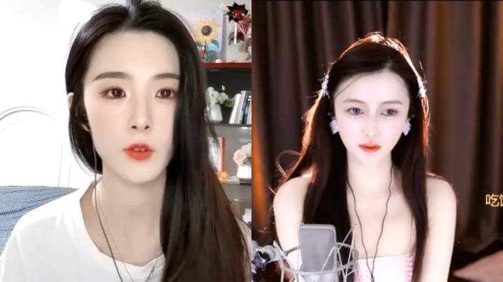 美女主播小秋仙皮肤真好看，灯光设计的很好啊