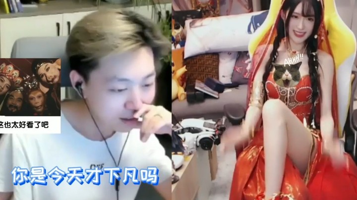 腐团儿：蔡成看到腐团眼睛都直了，腐团太好看了，像天仙下凡！