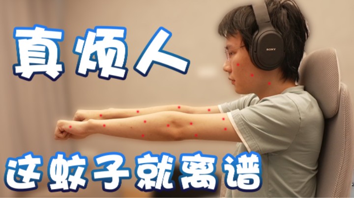 【超级小桀】这蚊子真的就离谱！一直骚扰我