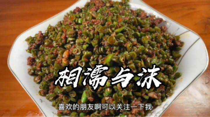 豆角炒肉末“相濡与沫”好吃又下饭的一道菜，不知道的赶紧来看看怎么做的吧 下