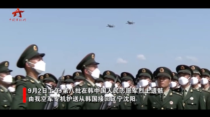 【第一军视】英雄回家！第八批在韩中国人民志愿军烈士遗骸归国