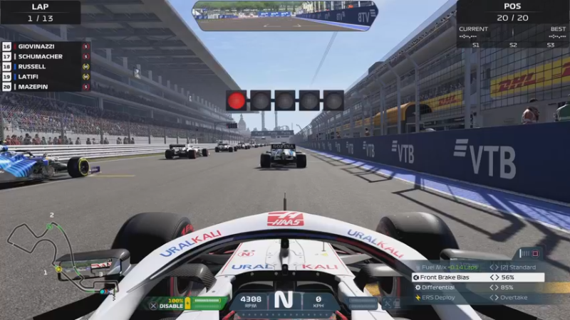 F1 2021  Sochi  Haas VF-21  Mazepin