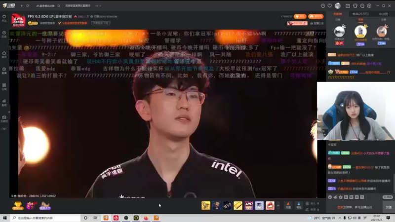 【2021-09-02 21点场】小蝌蚪羊月：小蝌蚪：备战亚运会!峡谷之巅狠狠的单排