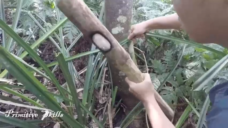 第1季梦开始的地方精剪P4传统方法编制草席(2)(真人我的世界-空手发展-石器时代)