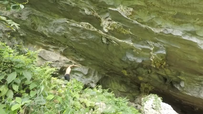 梦开始的地方精剪P9在庇护所制作床(5)(真人我的世界-空手发展-石器时代)