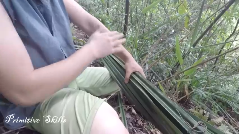 第1季梦开始的地方精剪P4传统方法编制草席(4)(真人我的世界-空手发展-石器时代)