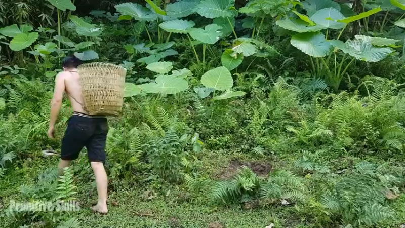 第1季梦开始的地方精剪P16石板厨房(6)(真人我的世界-空手发展-石器时代)