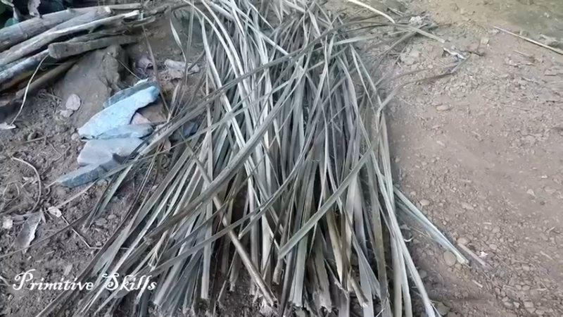 第1季梦开始的地方精剪P4传统方法编制草席(8)(真人我的世界-空手发展-石器时代)