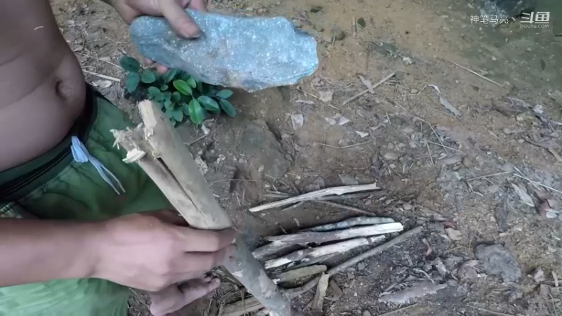 第1季梦开始的地方精剪P1火犁(6)(真人我的世界-空手发展-石器时代)