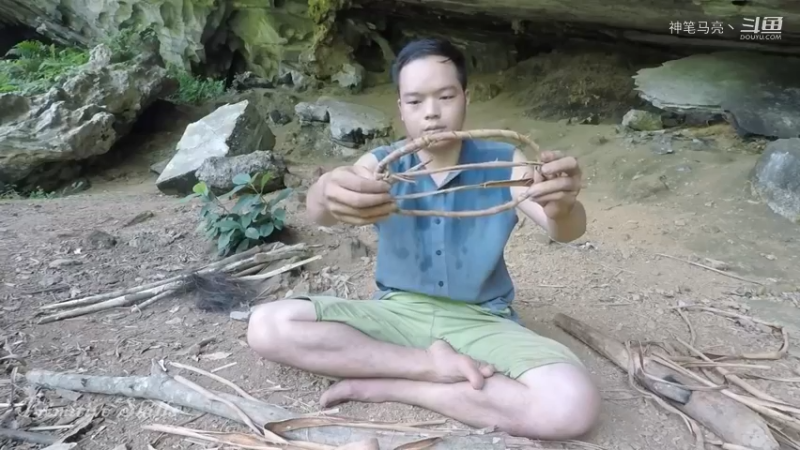 第1季梦开始的地方精剪P5草鞋(5)(真人我的世界-空手发展-石器时代)