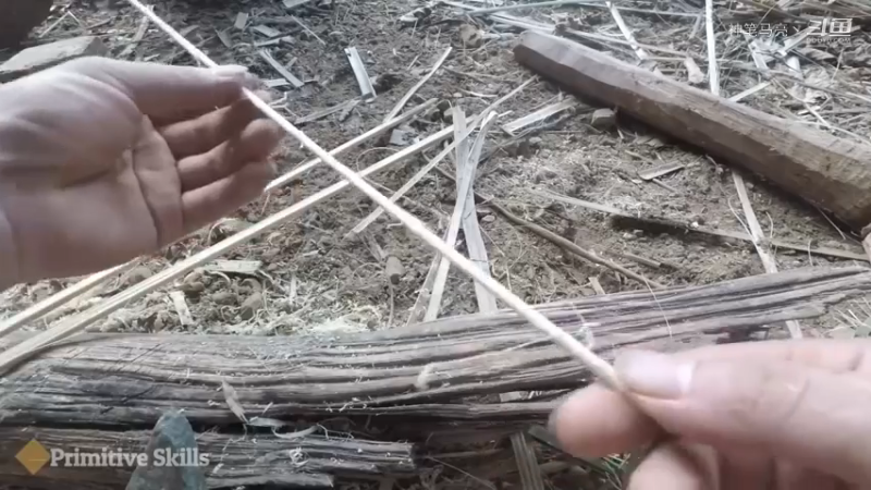 第1季梦开始的地方精剪P7小竹弓技能演示(7)(真人我的世界-空手发展-石器时代)