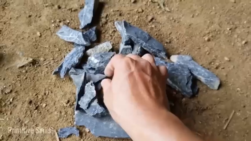 第1季梦开始的地方精剪P18制作木弩(3)(真人我的世界-空手发展-石器时代)