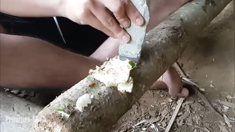 第1季梦开始的地方精剪P16石板厨房(2)(真人我的世界-空手发展-石器时代)