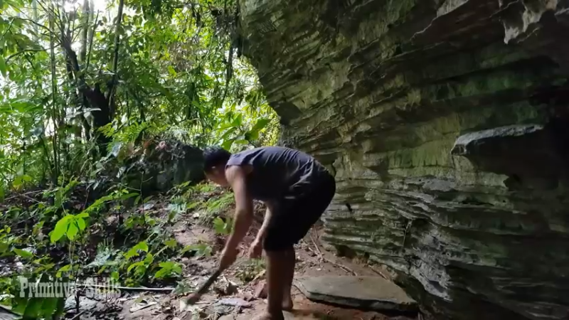 第1季梦开始的地方精剪P19陷阱捕鼠(10)(真人我的世界-空手发展-石器时代)