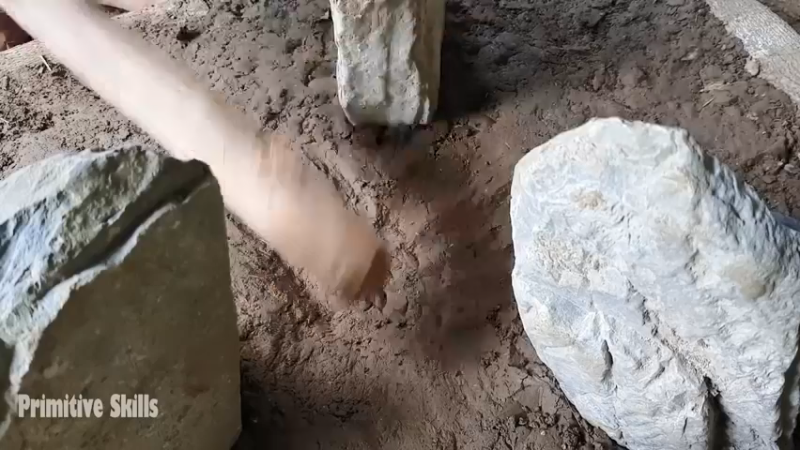 第1季梦开始的地方精剪P16石板厨房(8)(真人我的世界-空手发展-石器时代)