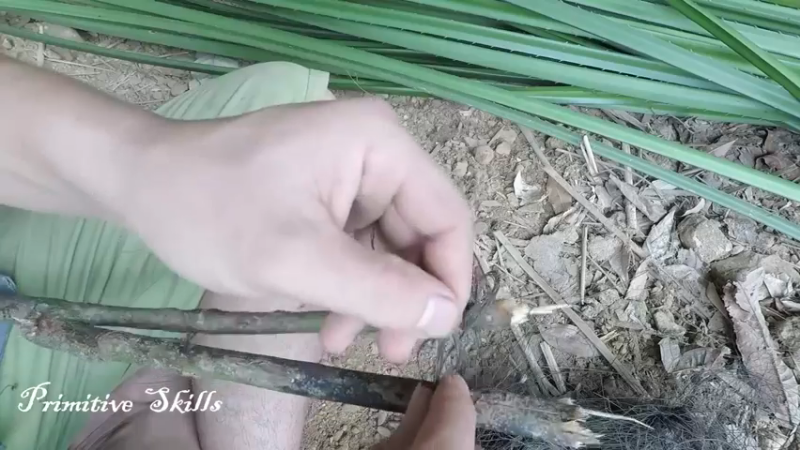 第1季梦开始的地方精剪P4传统方法编制草席(6)(真人我的世界-空手发展-石器时代)