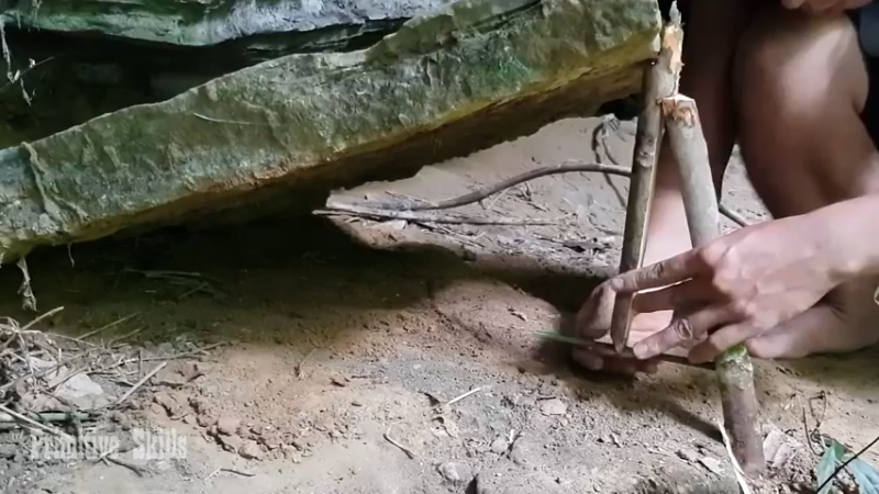 第1季梦开始的地方精剪P19陷阱捕鼠(4)(真人我的世界-空手发展-石器时代)