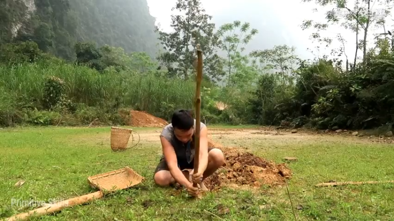 精剪回顾1号基地：06开垦水稻田(4)【真人我的世界-空手发展-铁器时代】