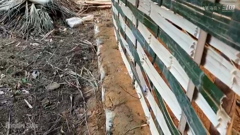 放下第一个基地：03(14)制作竹小屋【真人我的世界-空手发展-铁器时代】