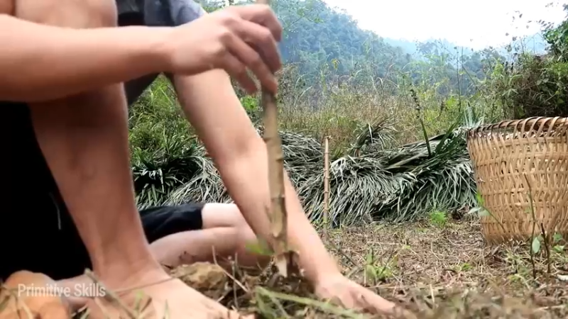 放下第一个基地：01(5)准备材料【真人我的世界-空手发展-铁器时代】