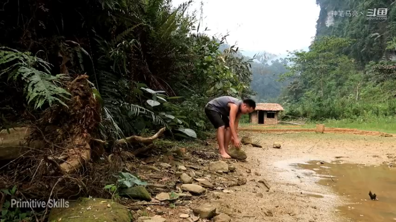 精剪回顾1号基地：06开垦水稻田(9)【真人我的世界-空手发展-铁器时代】