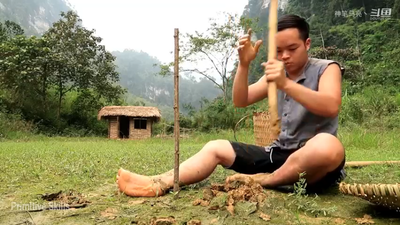 精剪回顾1号基地：06开垦水稻田(3)【真人我的世界-空手发展-铁器时代】