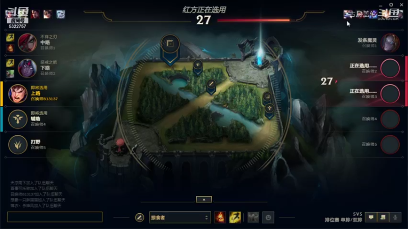 上单提莫对线盖伦；对面盖伦总是有人帮；赢了就行。