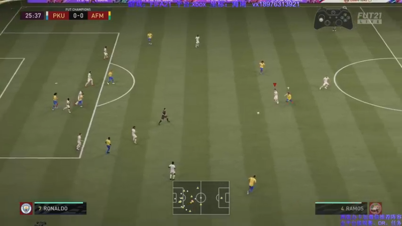 【2021-08-27 17点场】chickenmilan：FIFA21 xbox xjbt