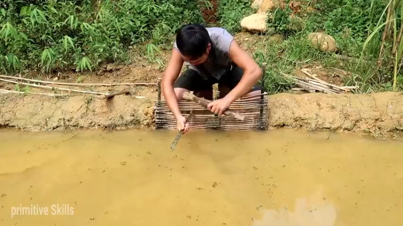 精剪回顾1号基地23农家水田10【传统技术-真人我的世界-空手发展-单人炼铁】