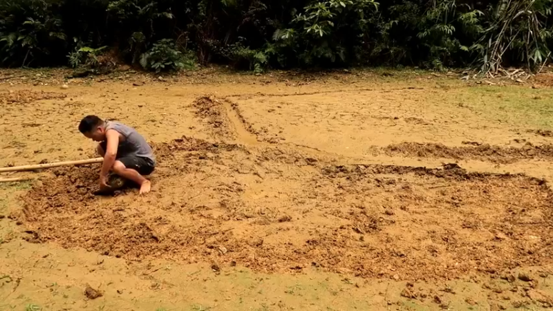 精剪回顾1号基地11鱼塘4【真人我的世界-空手发展-单人炼铁】