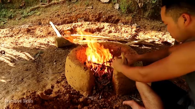 精剪回顾1号基地15黏土炉具7【真人我的世界-空手发展-单人炼铁】