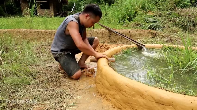 精剪回顾1号基地21育苗池12【真人我的世界-空手发展-单人炼铁】