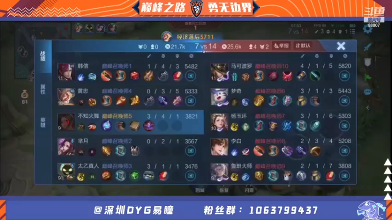 【2021-09-06 19点场】DYG易瞳：六国服巅峰赛2566全国8名冲巅峰第一