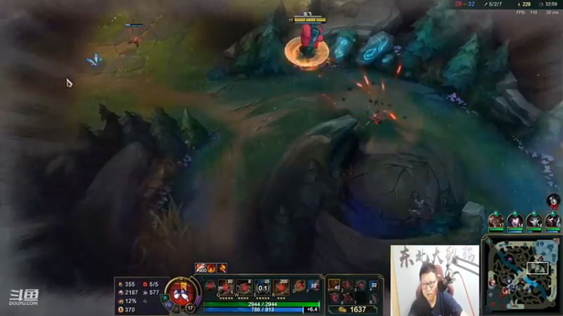 英雄联盟游戏知名主播直播录像