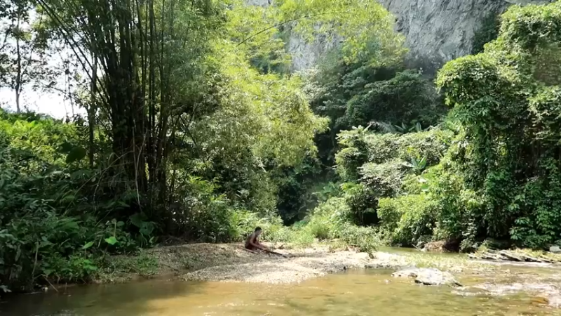 精剪回顾1号基地24打野吃吃吃12【传统技术-真人我的世界-空手发展-单人炼铁】