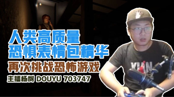 【主播杨树】人类恐惧精华主播杨树再次向恐怖游戏发起挑战并再次失败的实录